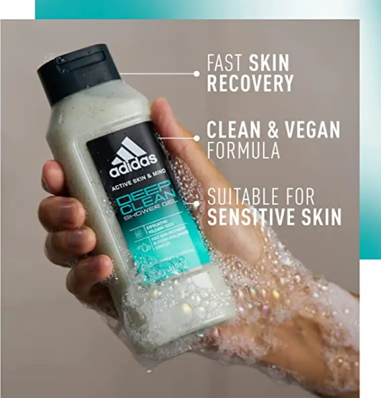 Adidas Gel de Dus Deep Clean 250 ml Bax 6 buc.